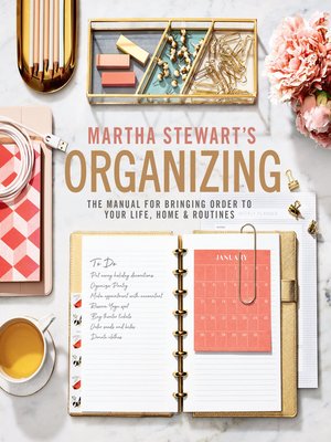 cover image of Martha Stewart's Organizing